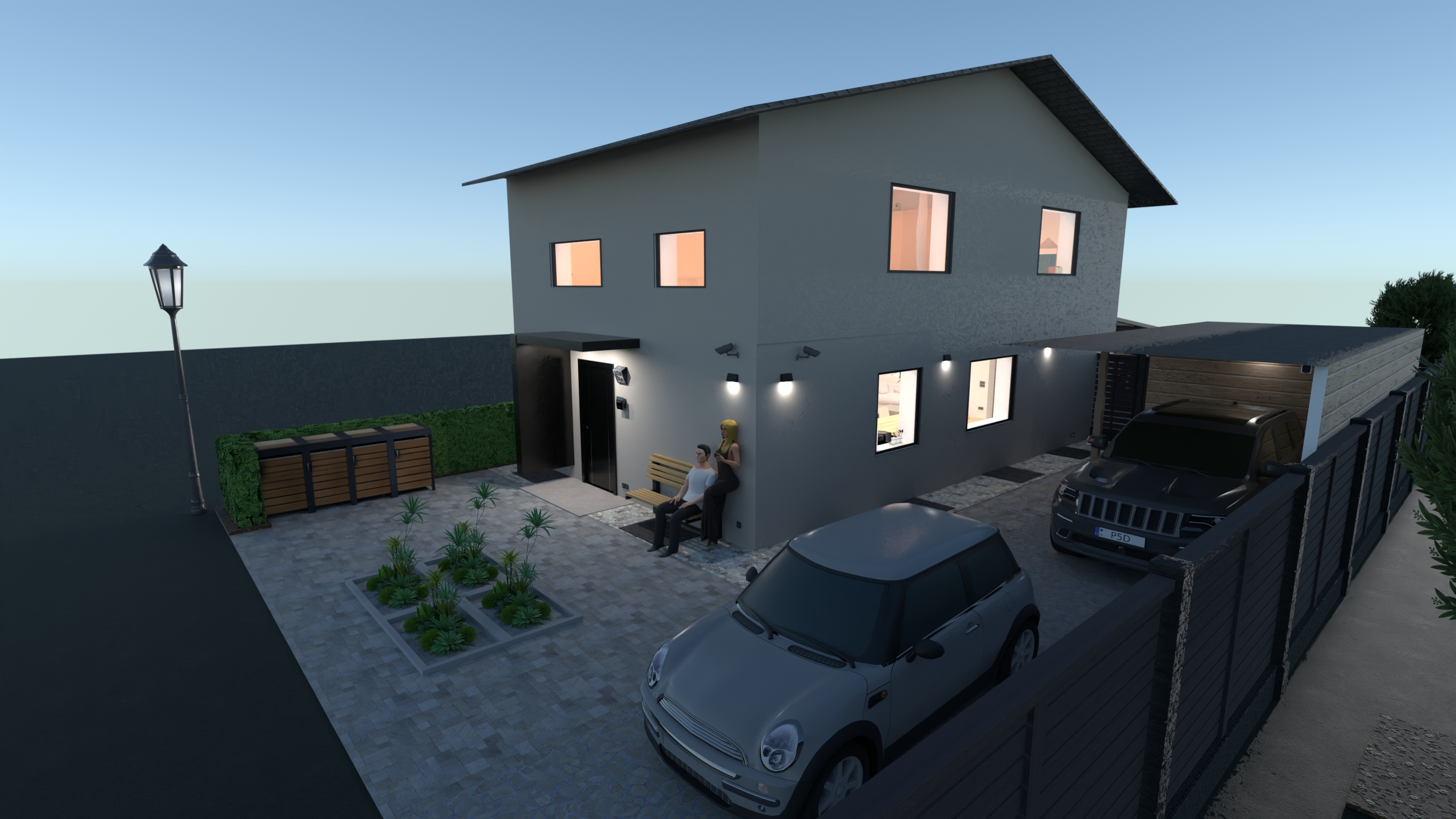 DHH EG und OG Lichtplanung neu #25813160 by User 166225188