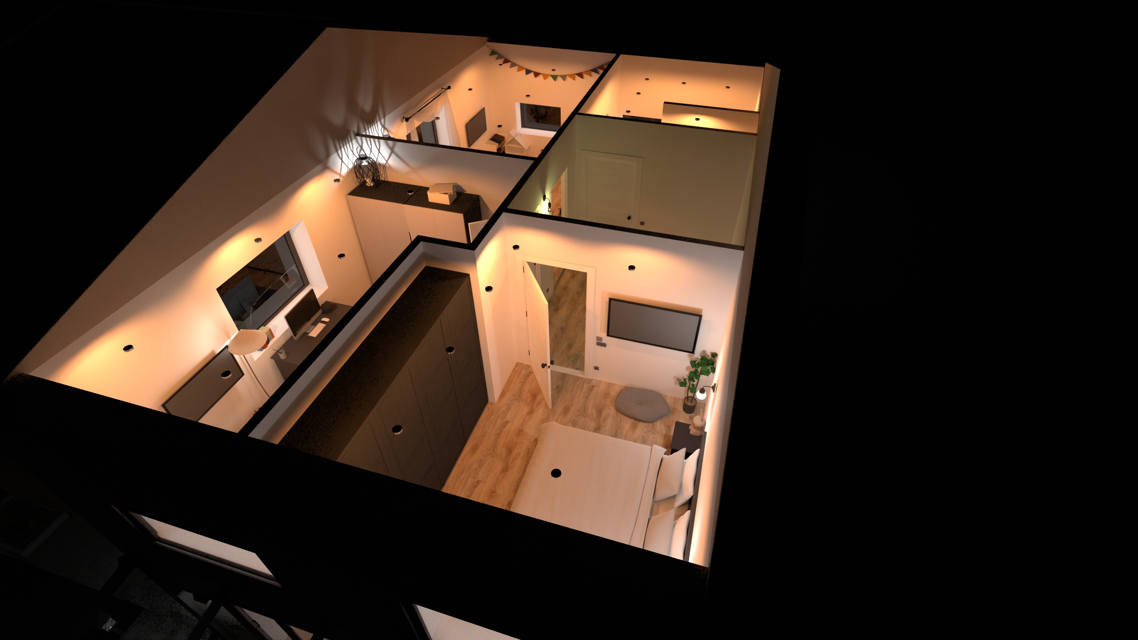 DHH EG und OG Lichtplanung neu #25945908 by User 166225188