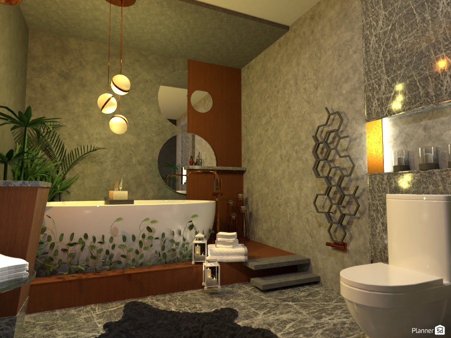 Modern bathroom #5793249 by Oleksandra Kunieva