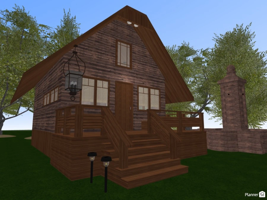 Small Cabin #87984 by PinkDesigner