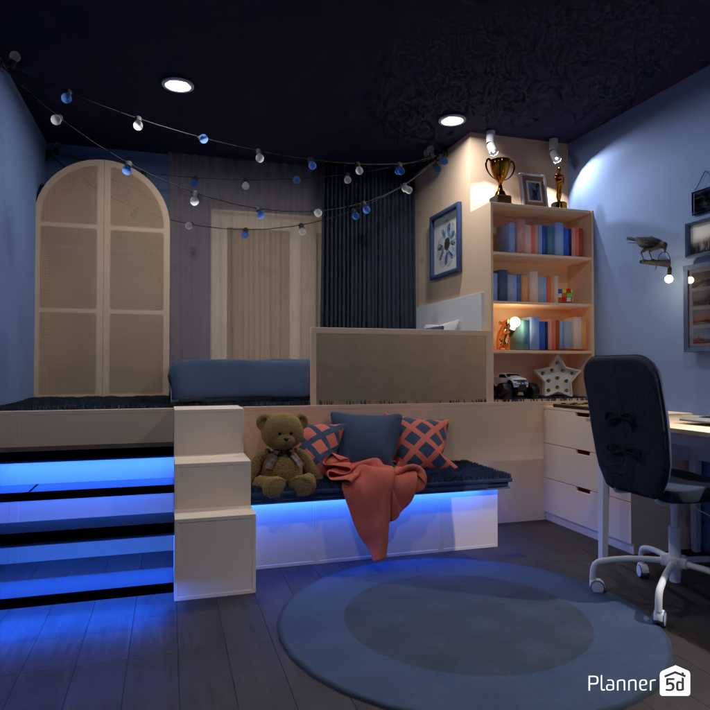 Blue kids room #19528932 by Editors Choice