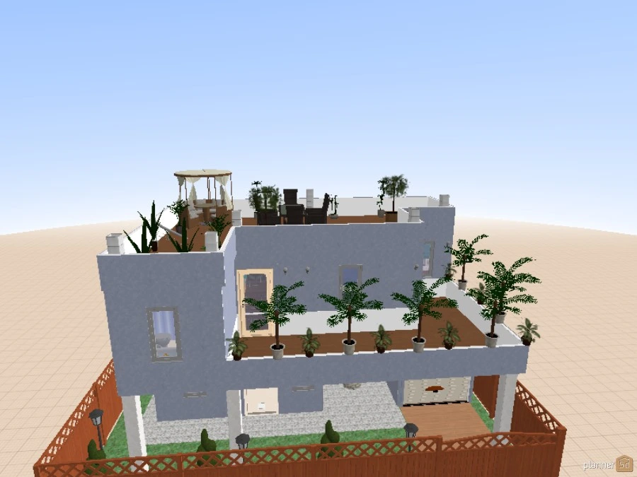 House Blue #2907732 by Georgina Tuama