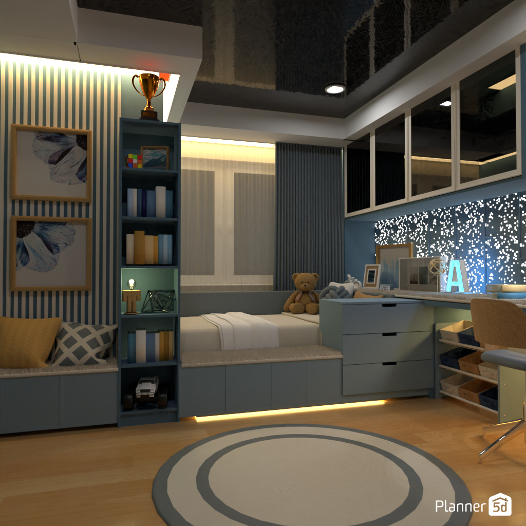 Blue kids room #19526672 by Editors Choice