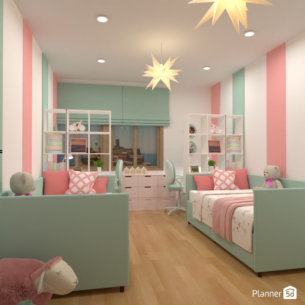 Dormitorio de las hermanas #18933867 by Editors Choice