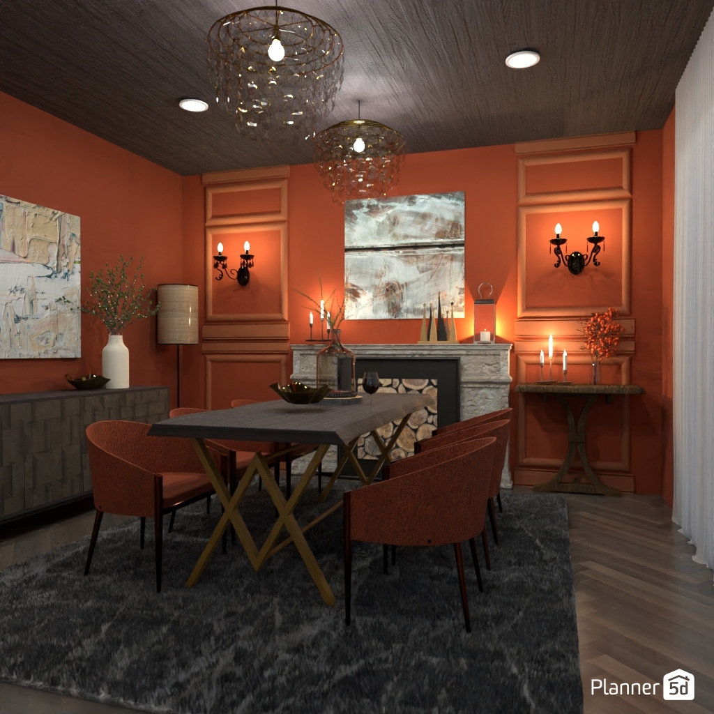 DB: Thanksgiving Day - room shell copy #23426267 by Editors Choice