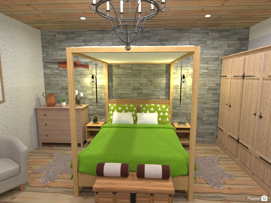 Mountain bedroom 1 #5870277 by Rita