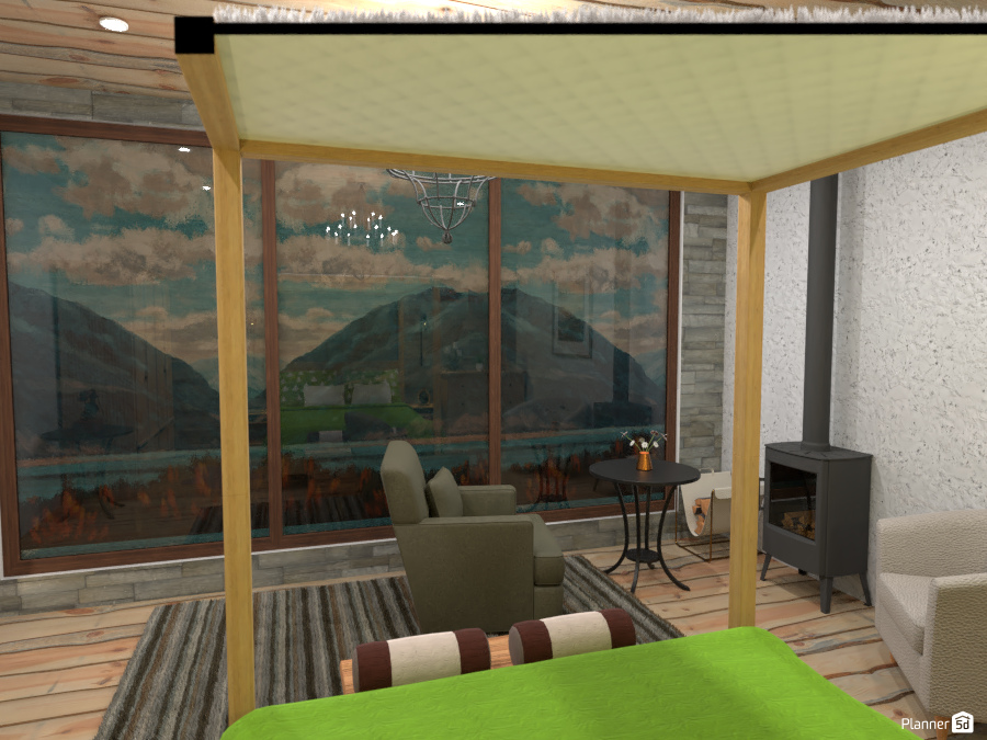 Mountain bedroom 2 #5870289 by Rita