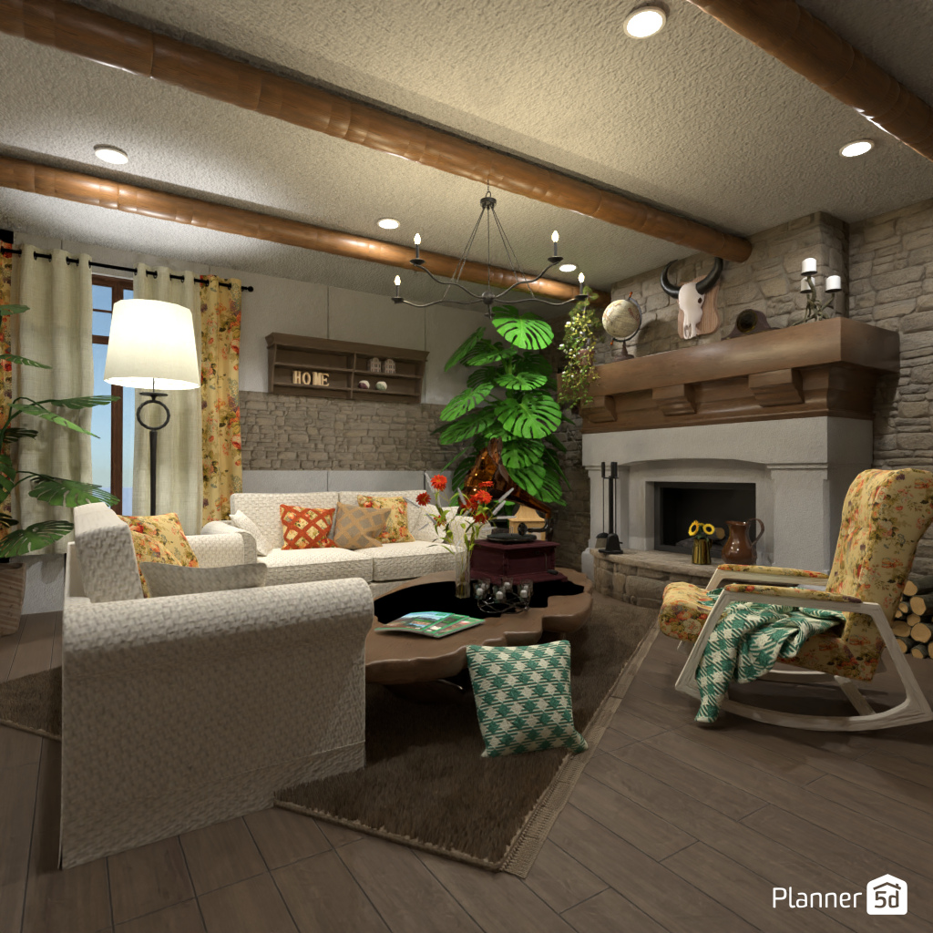Country-Style Living Room #20125871 by Editors Choice