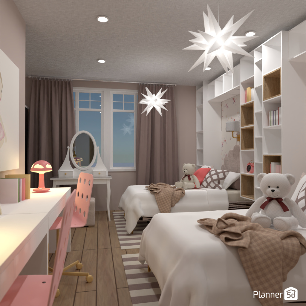 Bedroom for twins 18929958 by Editors Choice image