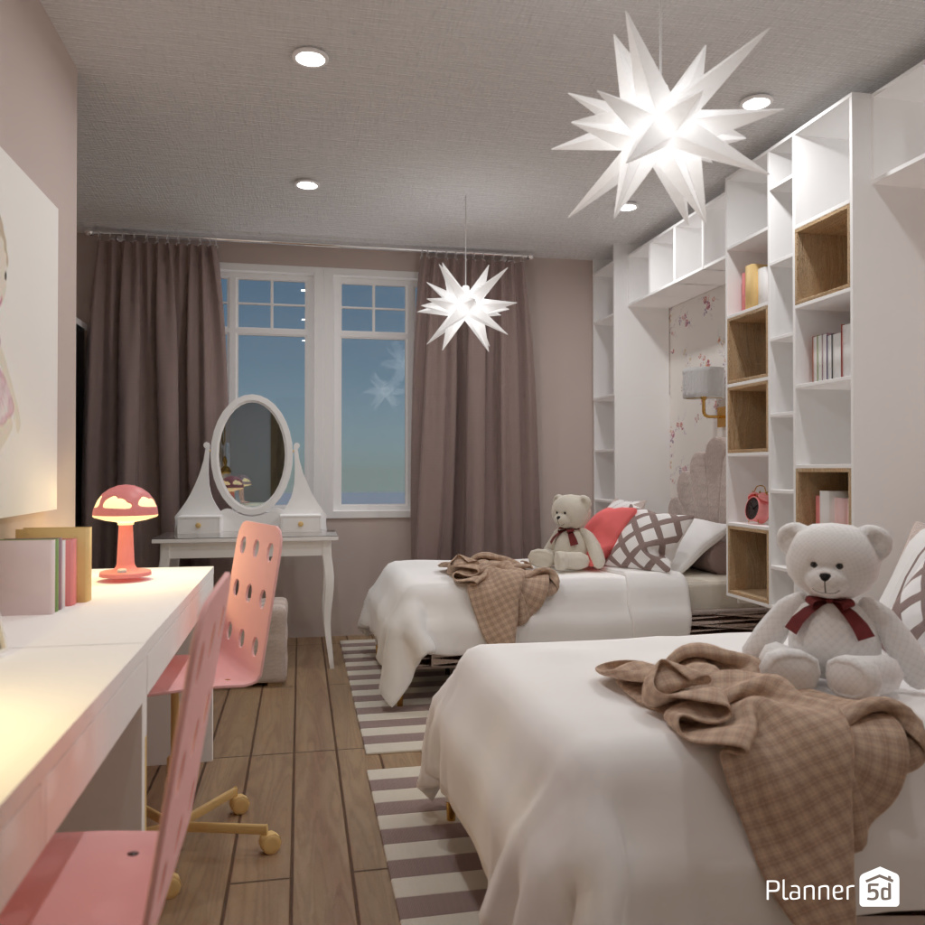 Bedroom for twins #18929958 by Editors Choice