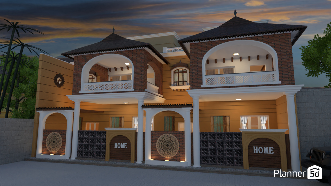 elevation esign #7003862 Por Chandradeepsinh Jadeja
