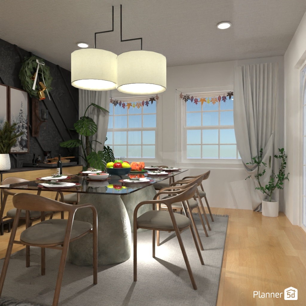 DB: Thanksgiving Day - room shell copy #23445467 by Editors Choice