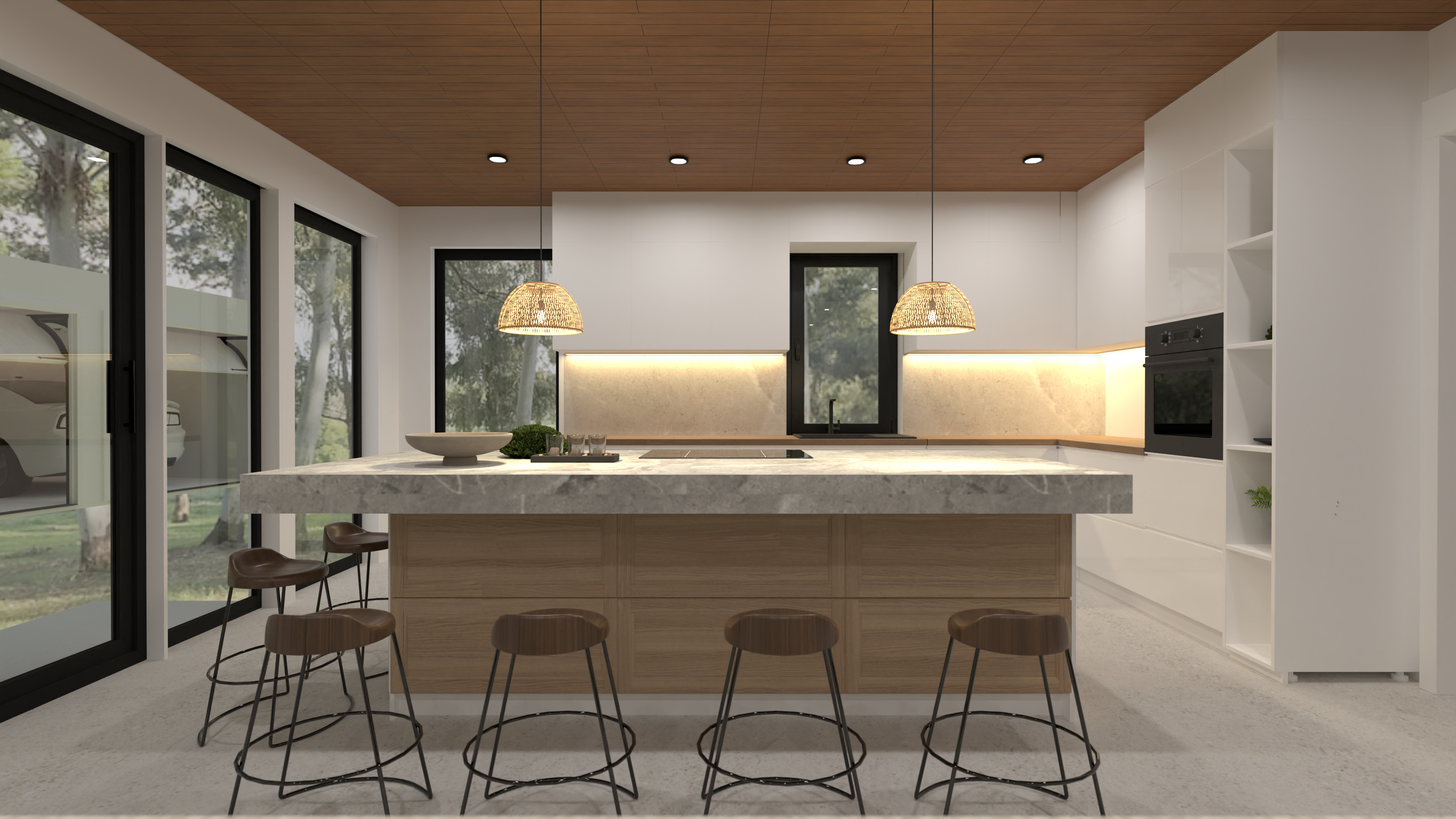 Organic Modern Kitchen Interior Design Style 17205471 by Monika image