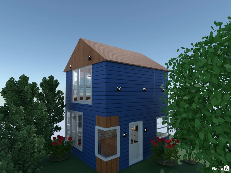 Tiny house made on floorplanner.com