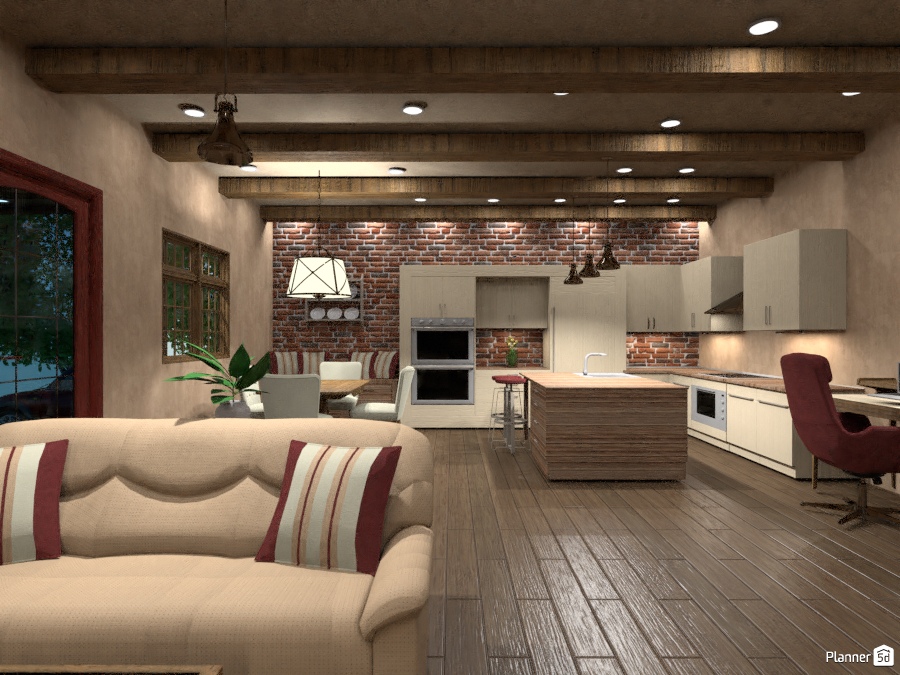Brick Wall Kitchen #2078023 by Jason Chandler Grimes