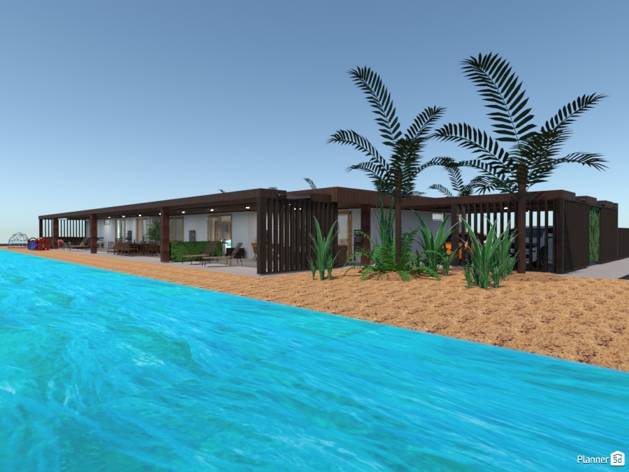 Beach house for a large family #4252141 by Gabes