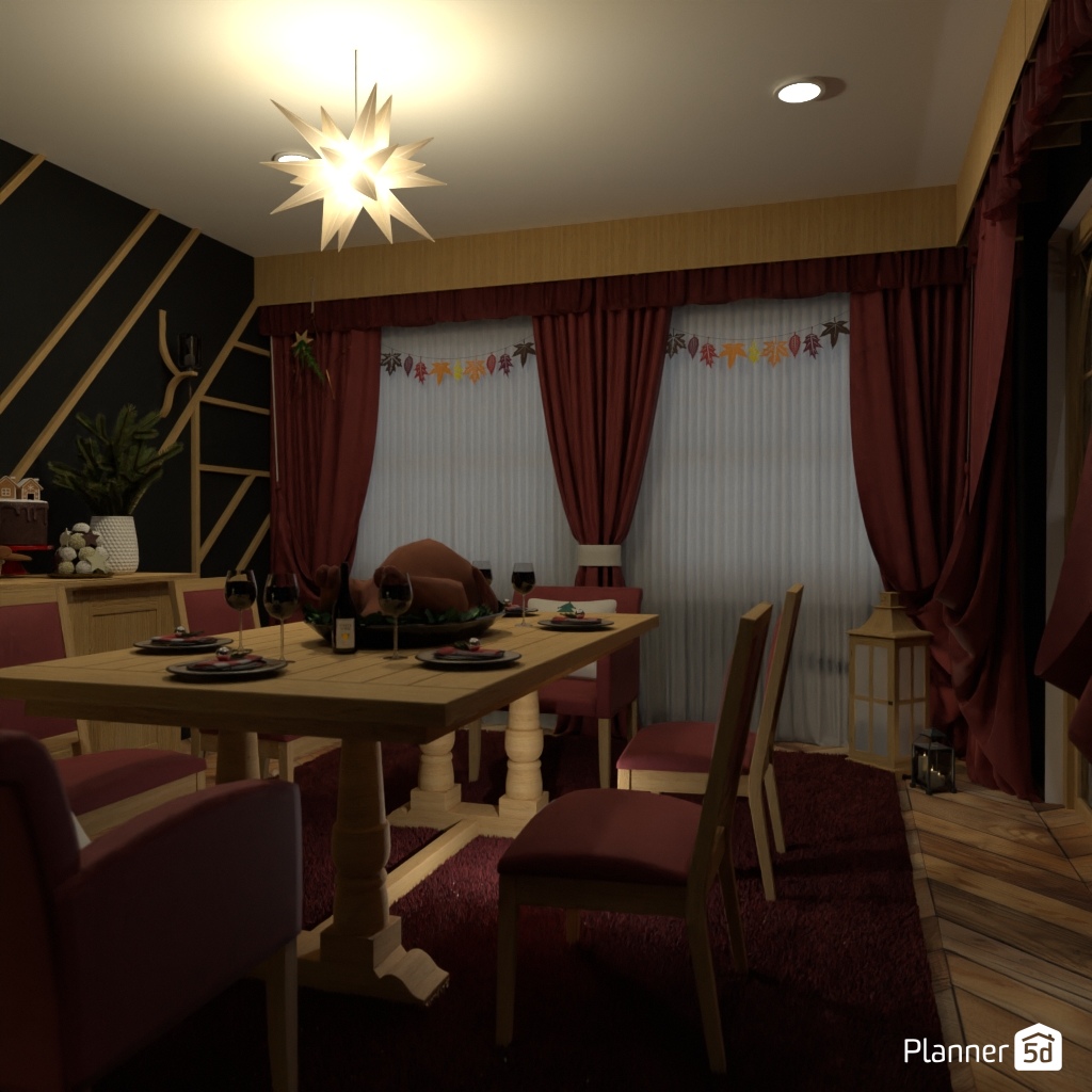 DB: Thanksgiving Day - room shell copy #23449267 by Editors Choice