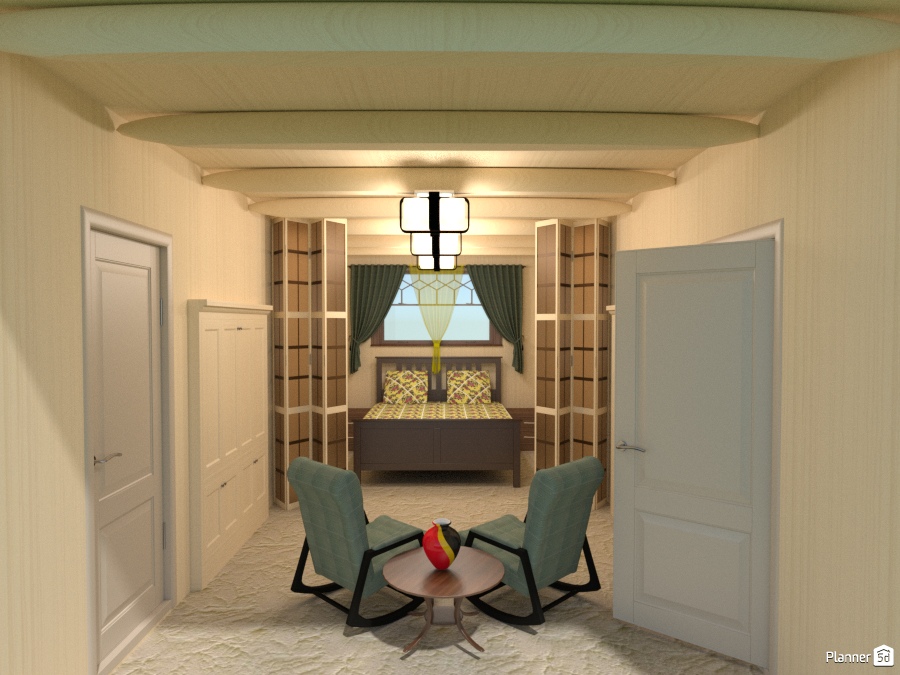 bedroom w privacy doors #1875624 by Joy Suiter