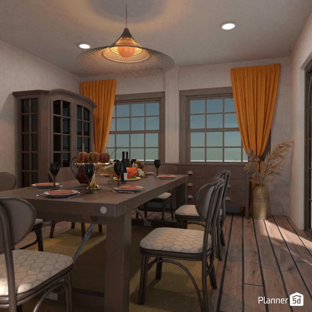 DB: Thanksgiving Day - room shell copy #23418107 by Editors Choice