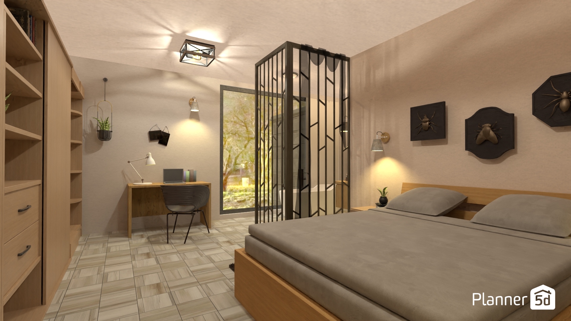 Dormitorio con estudio integrado #4002916 by Yolanda Infante Garrido