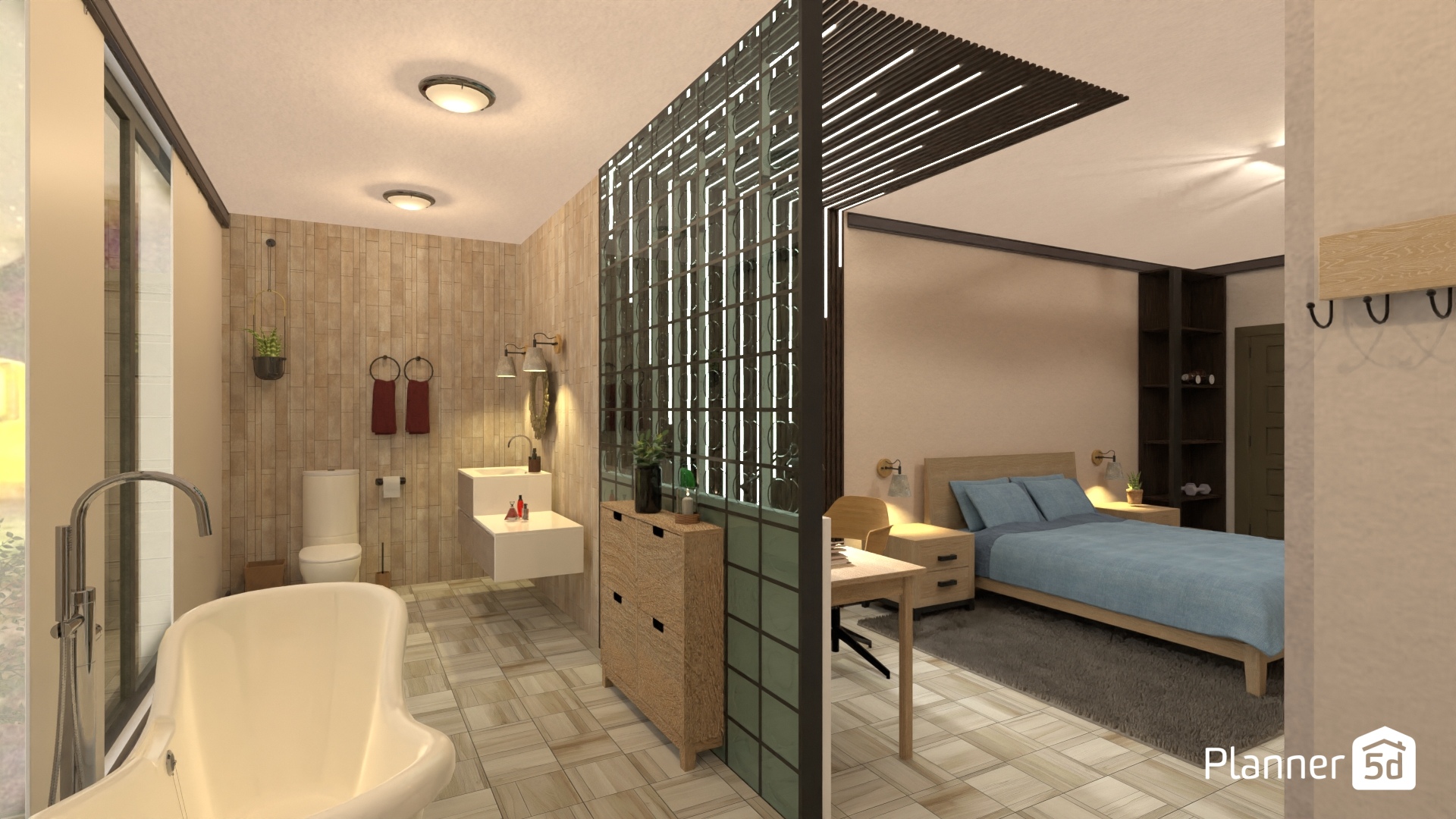 Suite abierta entre baño y dormitorio #4002912 by Yolanda Infante Garrido
