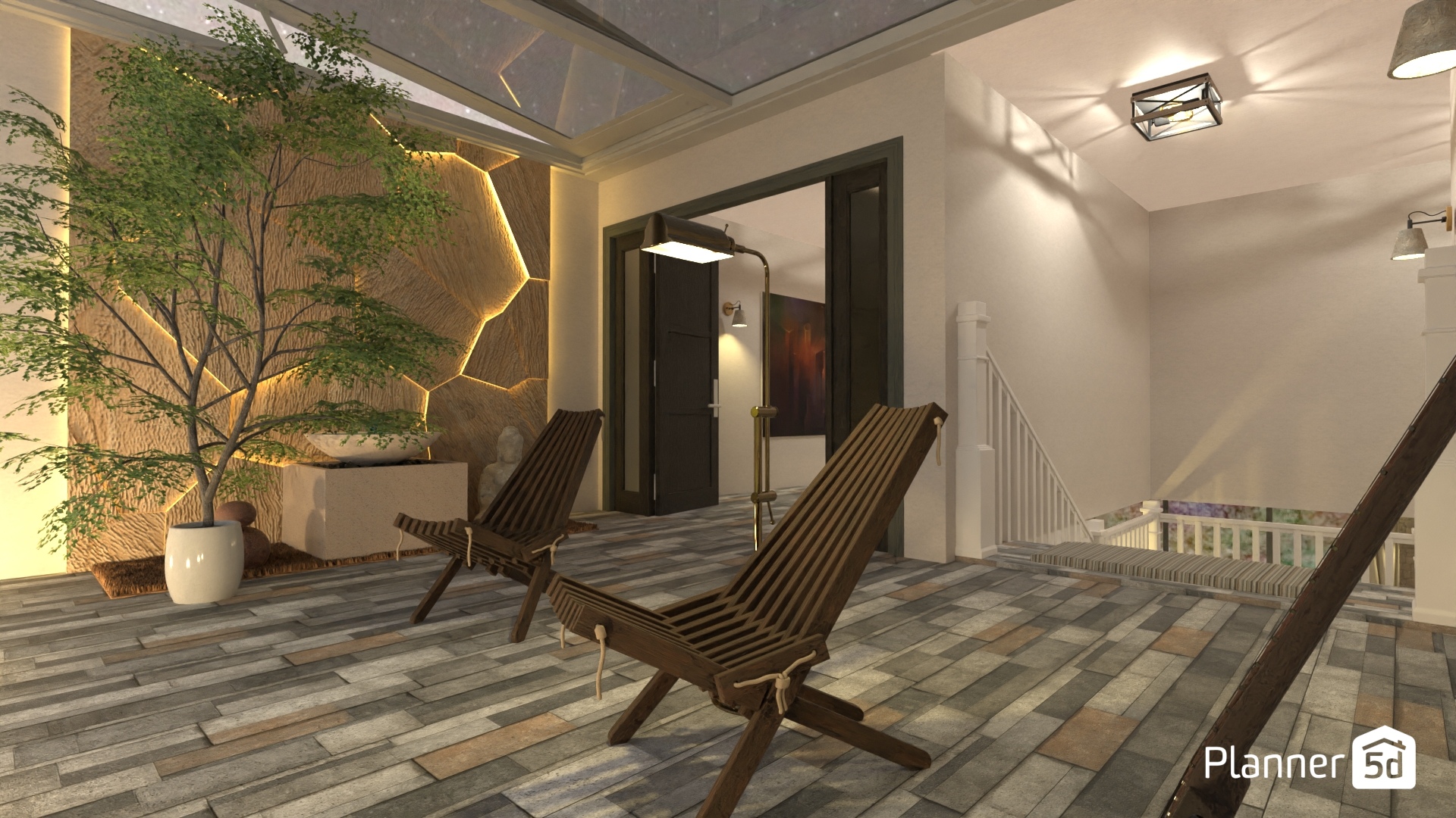 Terraza interior de descanso #4002872 by Yolanda Infante Garrido