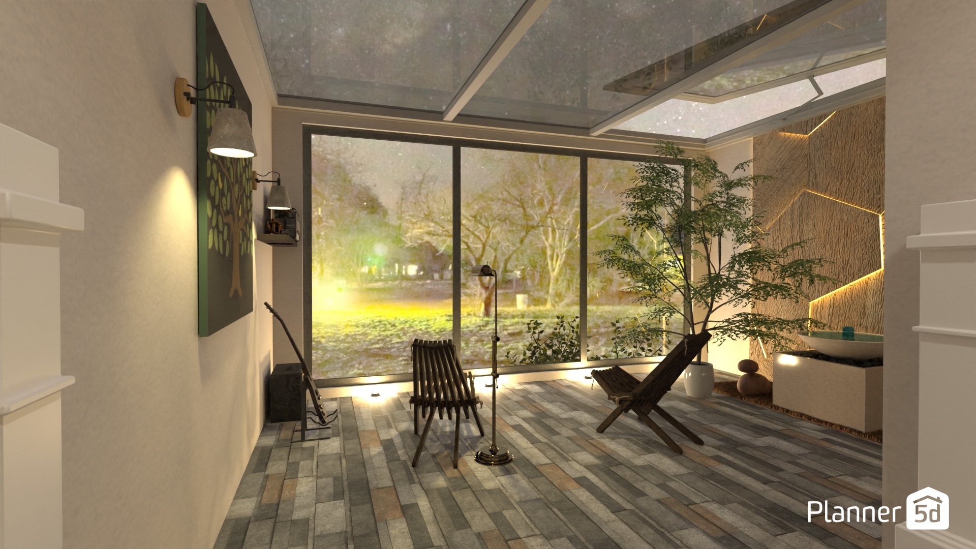 Sala de relax abierta al jardín #4002864 by Yolanda Infante Garrido