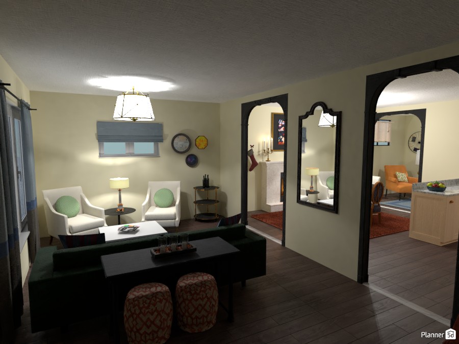 Transitional living room 3056841 by Nicki image