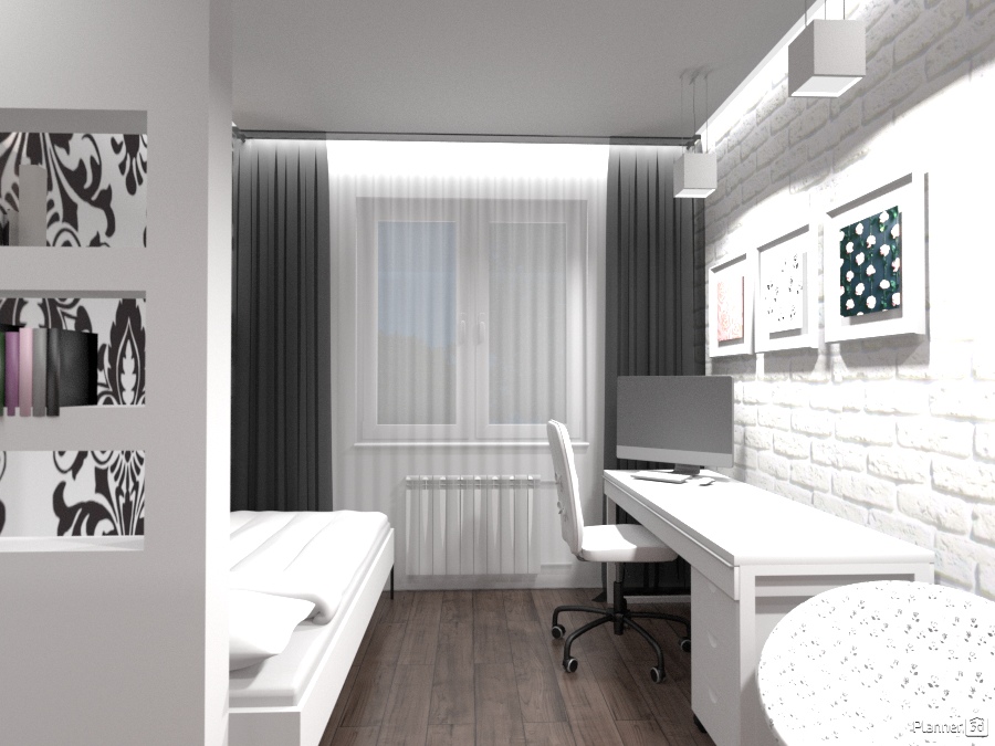 Узкая спальня (детская) 4,5 #1292296 by Ольга Строева