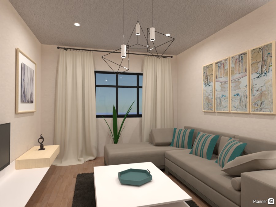 Minimalist Living Room #4754948 by Valerie