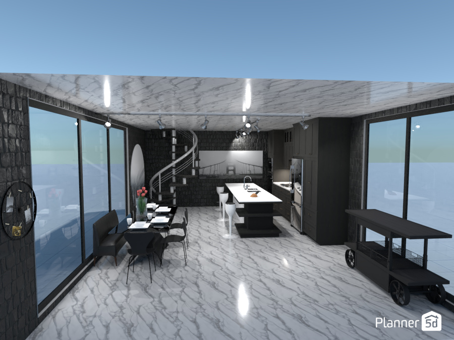 Penthouse kitchen #7150418 by User 25890713