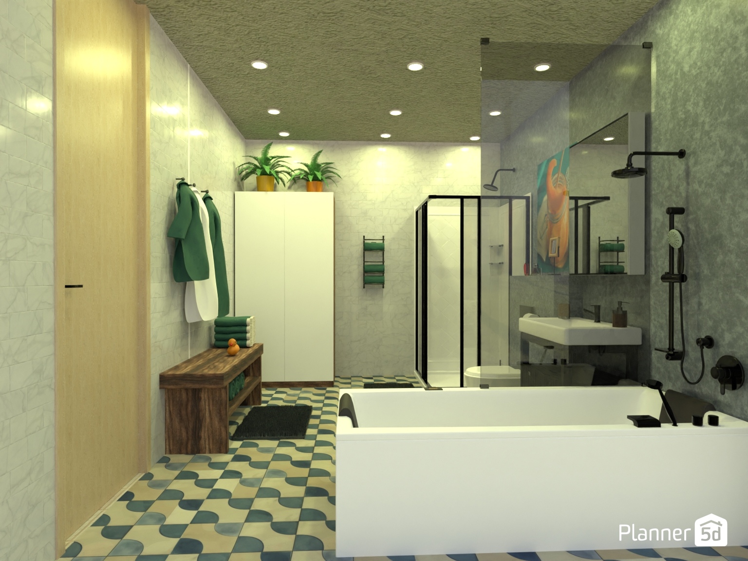 baño con alma clásica #30221284 by Yolanda Infante Garrido