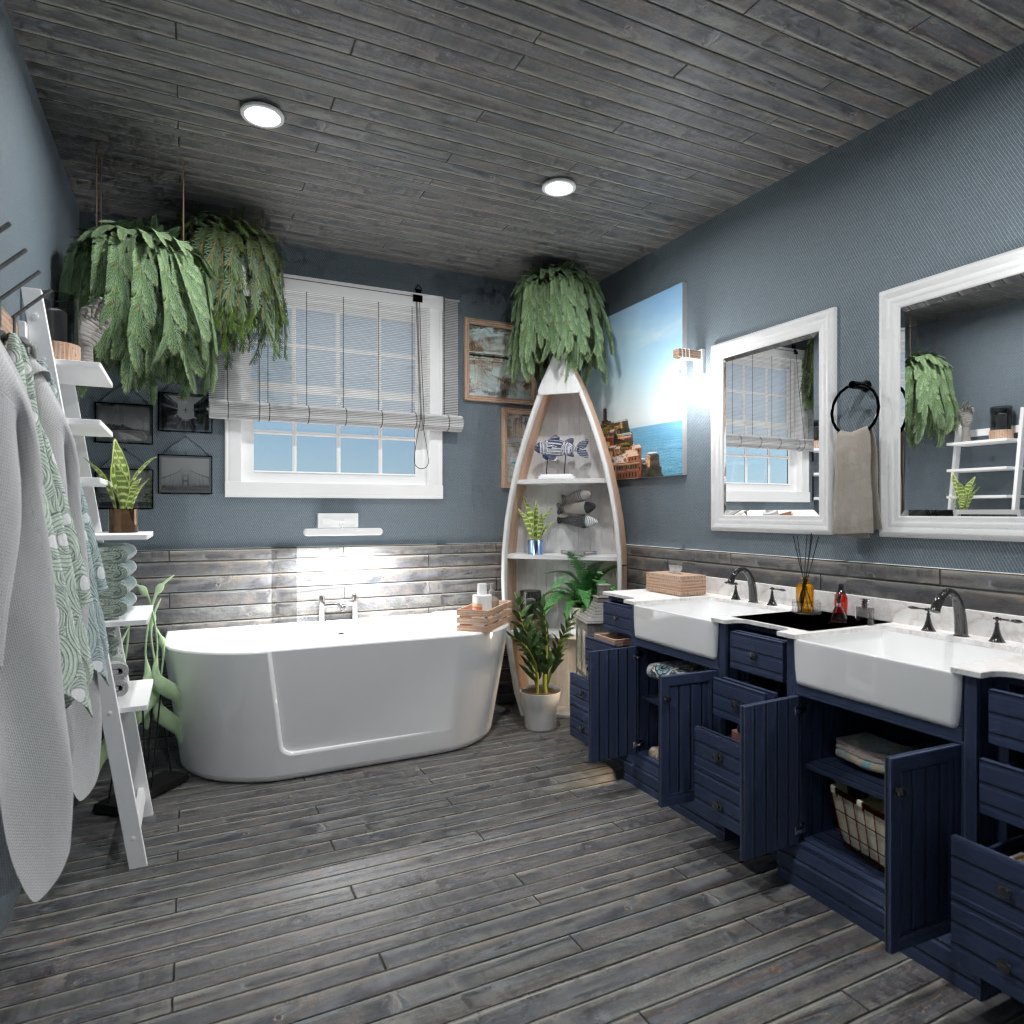 Nautical bathroom 12268582 by Editors Choice image