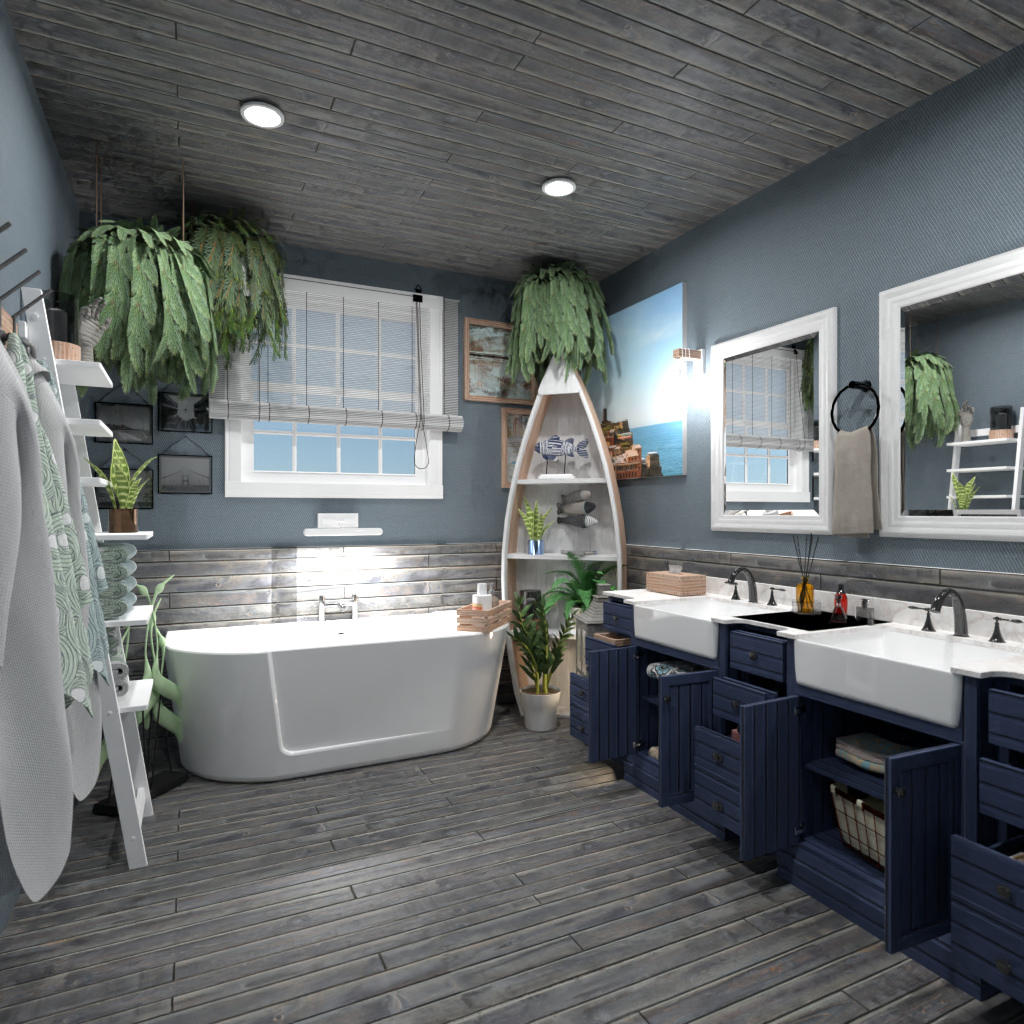 Nautical bathroom #12268582 by Editors Choice