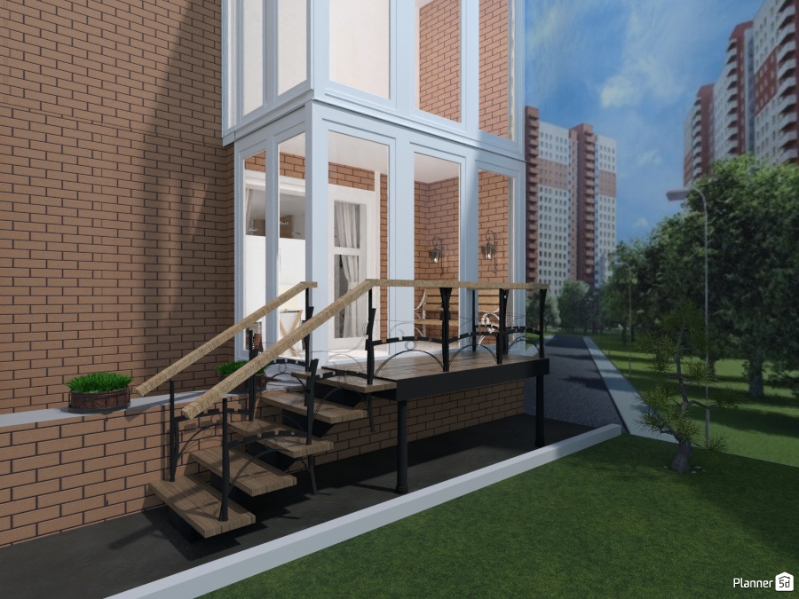 Вход в салон красоты #2304292 by Татьяна Максимова