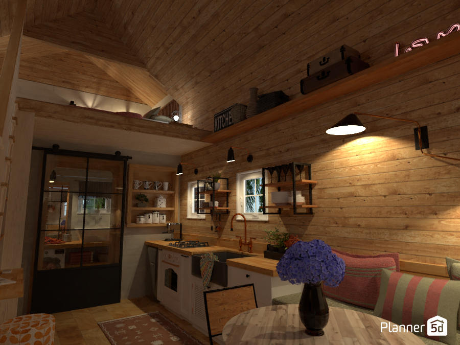 Casetta sul lago: Vista cucina #6844758 by Fede Lars
