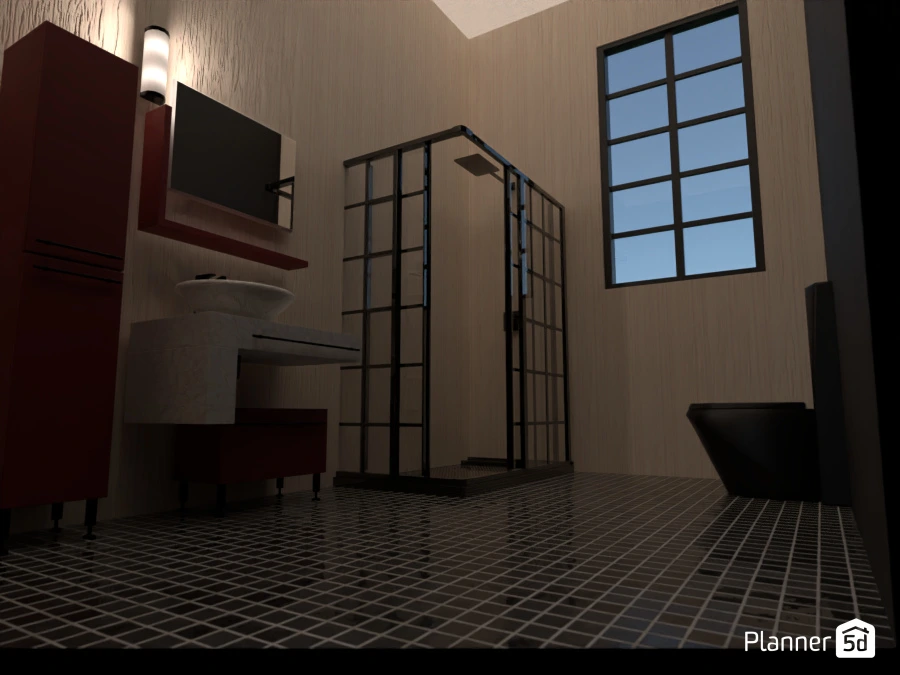 Space room Red and black #129571 by MichyItaly