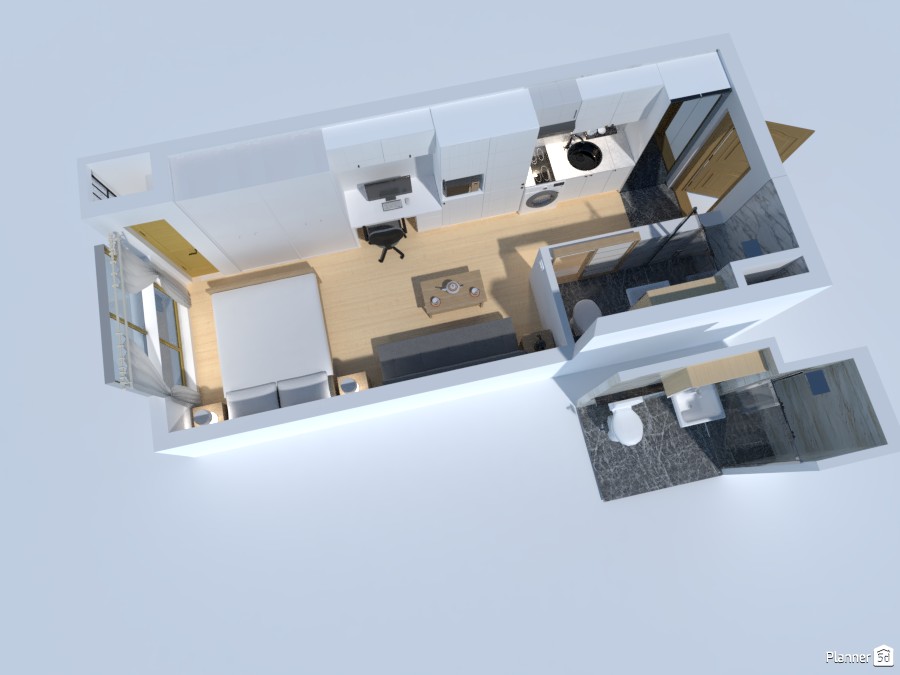 云图中央公园酒店A户型 #3405766 by 雲圖