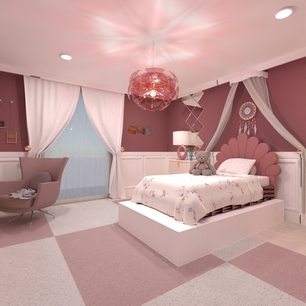 Pink Bedroom #11761496 by Editors Choice
