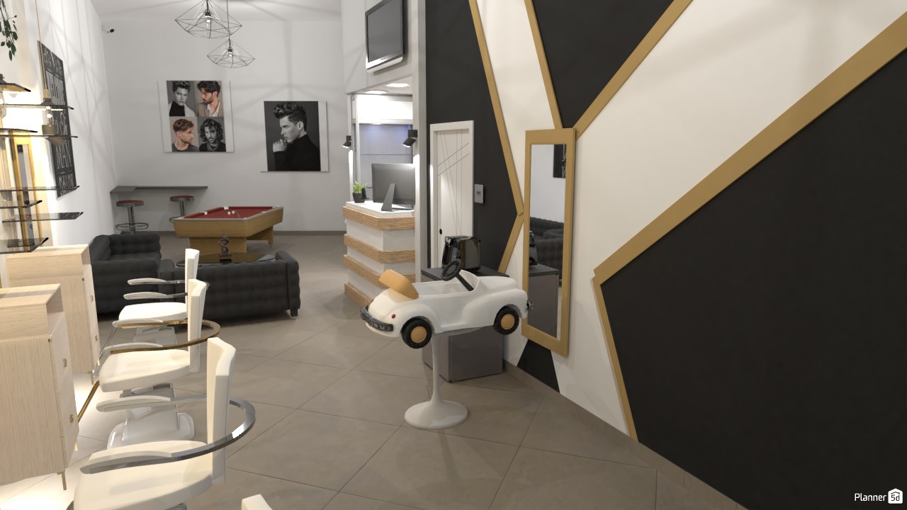 Barbershop design #4399757 by KDESIGN