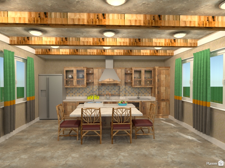 knotty pine kitchen #1848295 by Joy Suiter