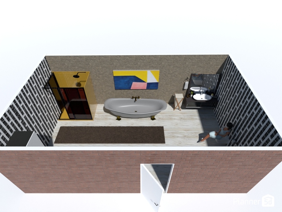 Bathroom_ Art Portfolio rough #23402391 by naishaa