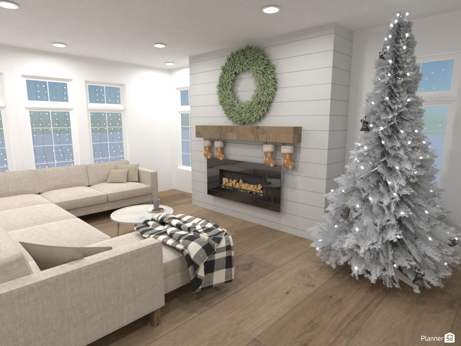 Cute Christmas Farm House Style Livingroom #5975613 by Anonymous1
