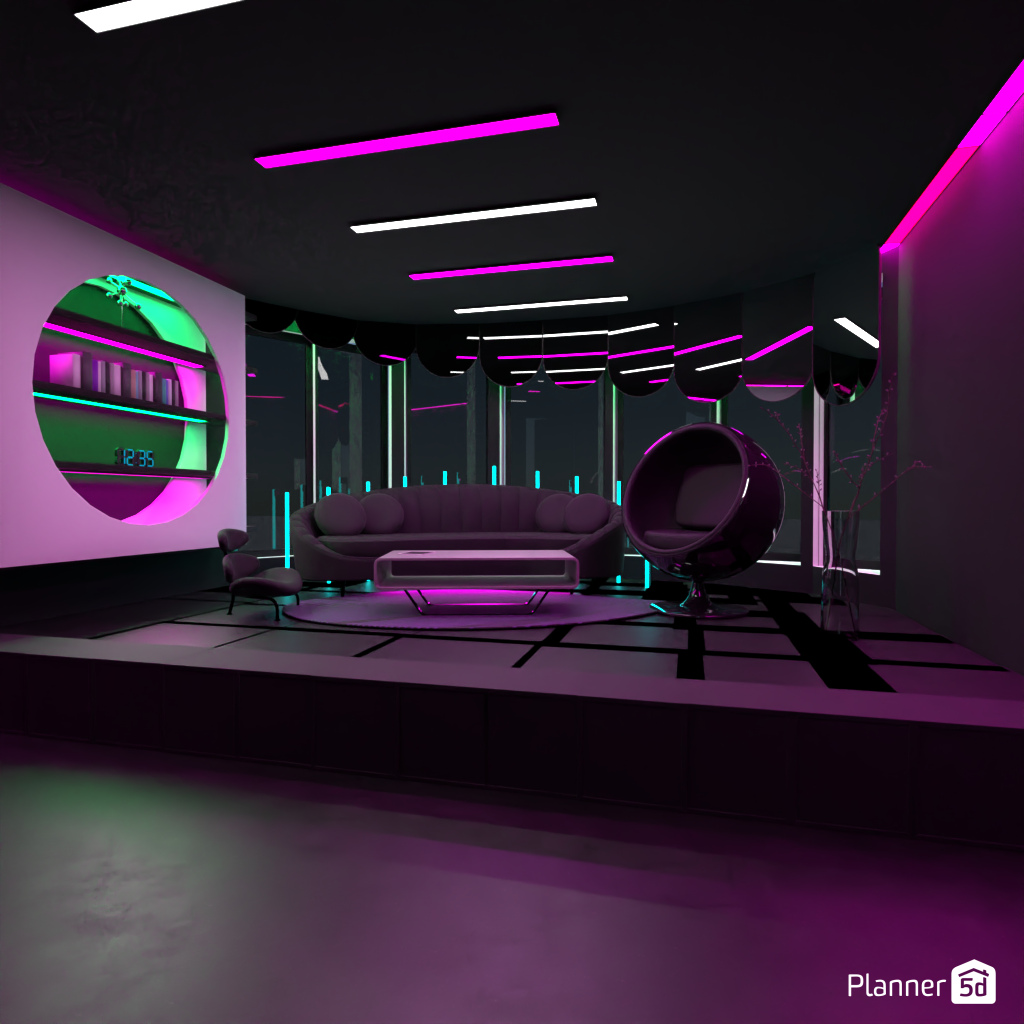 Futuristic Living Room #17051431 by Editors Choice