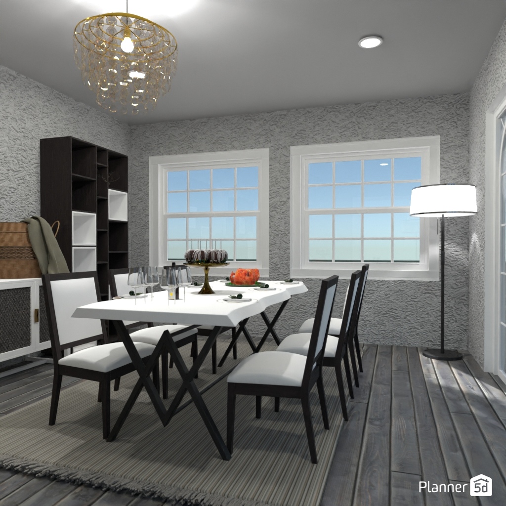 modern cozy Thanksgiving dining room #23502382 by Editors Choice