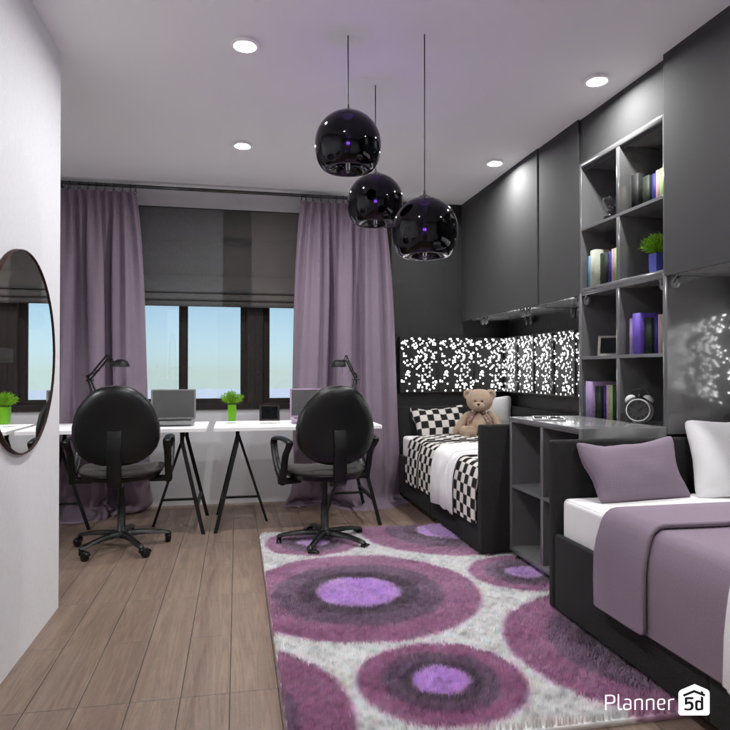 Bedroom for twins #18916300 by Editors Choice