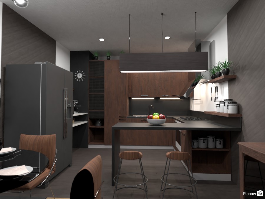 All black!: Design battle contest ... the kitchen #4363388 by Gabes