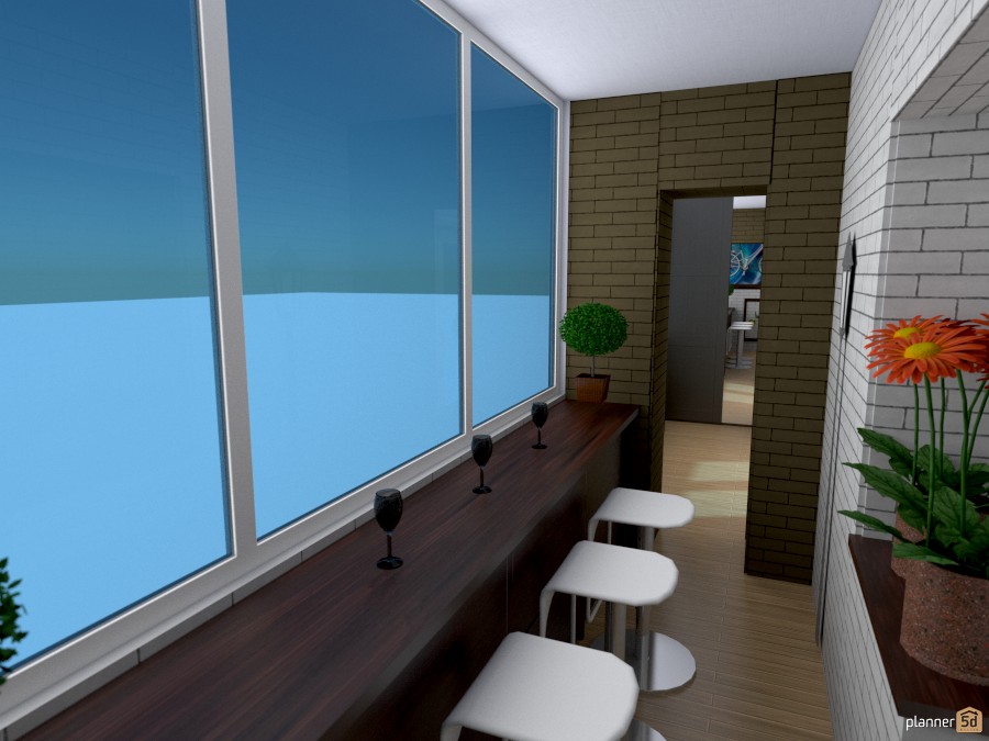 Балкон #758826 by Татьяна Максимова