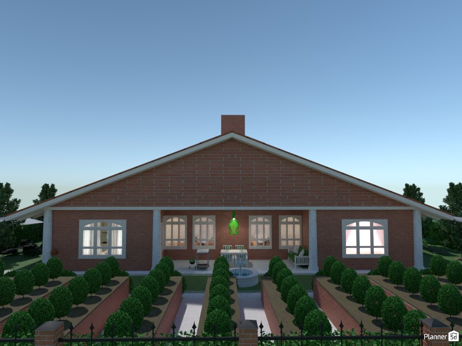 Домик на старость. Вид с огорода. #3078645 by Наталия Болли