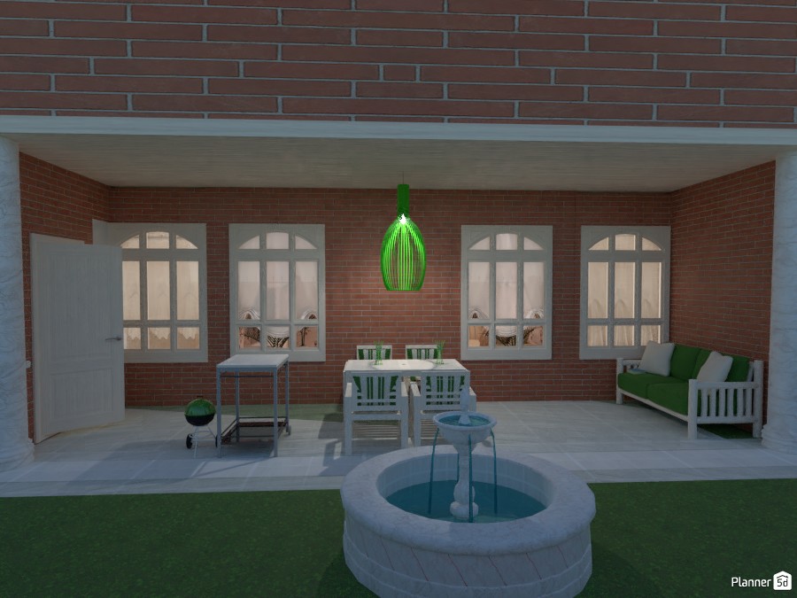 Домик на старость. Открытая терраса. #3078654 by Наталия Болли